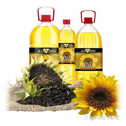 Refined sunflower oil 1L, 2L
